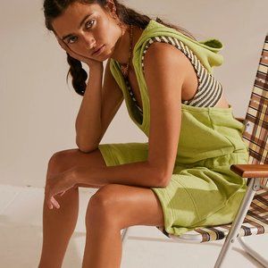 NEW! Free People Oliver Romper in Celery Juice Colorway